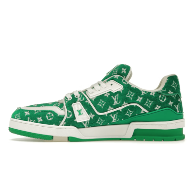 Louis Vuitton LV Trainer Sneaker ‘Green Monogram’