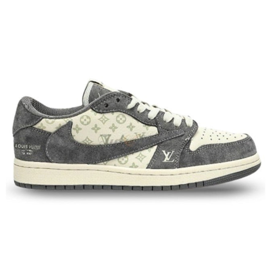 Louis Vuitton x Nike Air Jordan 1 Low “Green Monogram Suede”