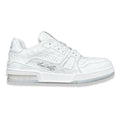 Louis Vuitton LV Trainer Sneaker – Triple White Monogram Embossed Edition