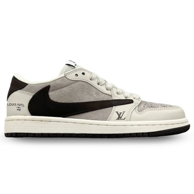 Louis Vuitton x Nike Air Jordan 1 Low “Shadow Grey Suede”