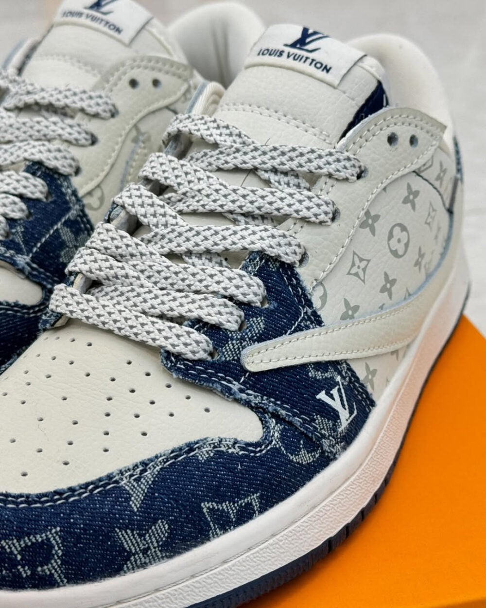 Louis Vuitton x Nike Air Jordan 1 Low “Monogram Denim”