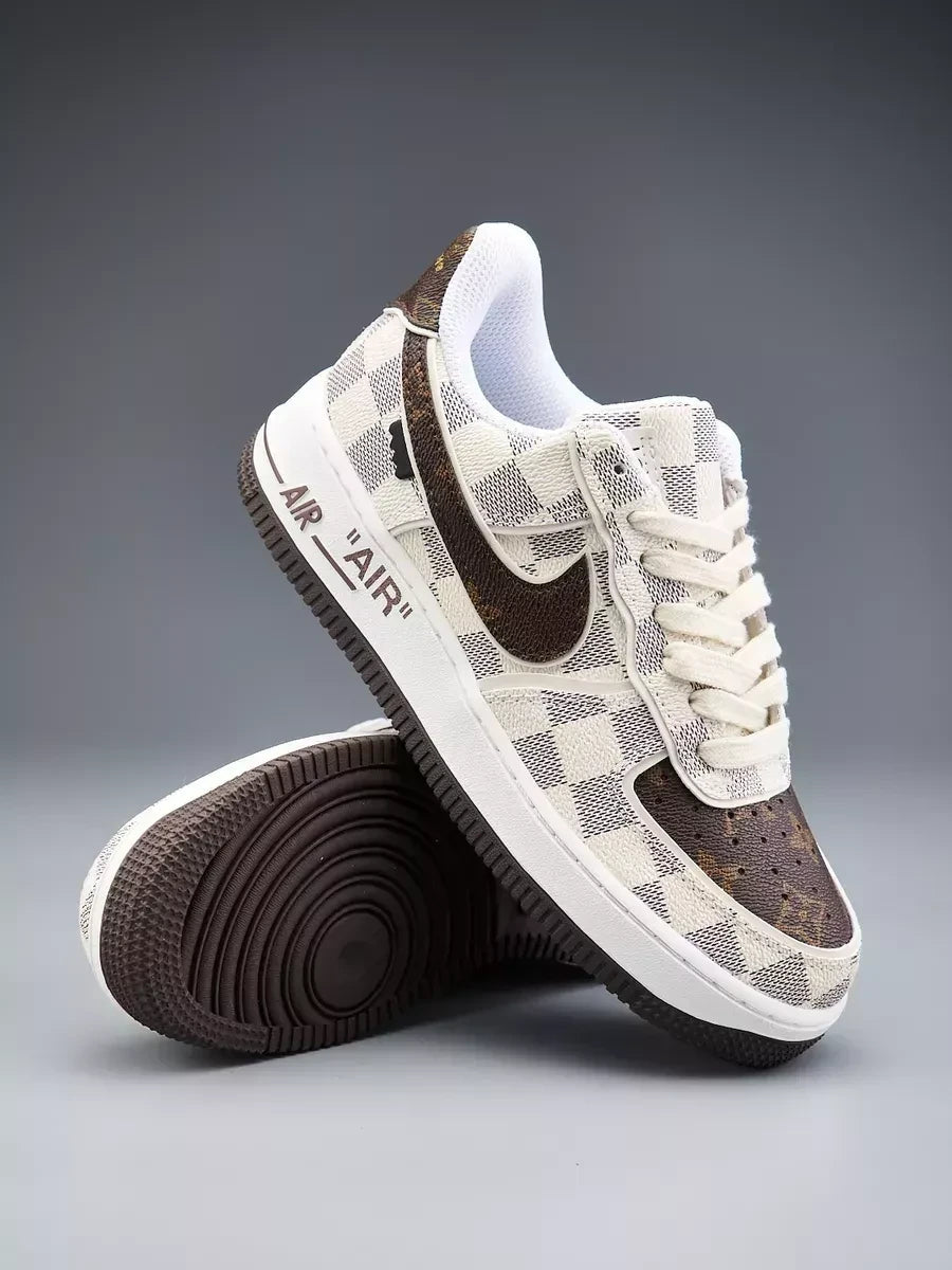 Louis Vuitton x Off-White x Nike AF1 Damier Heat Check