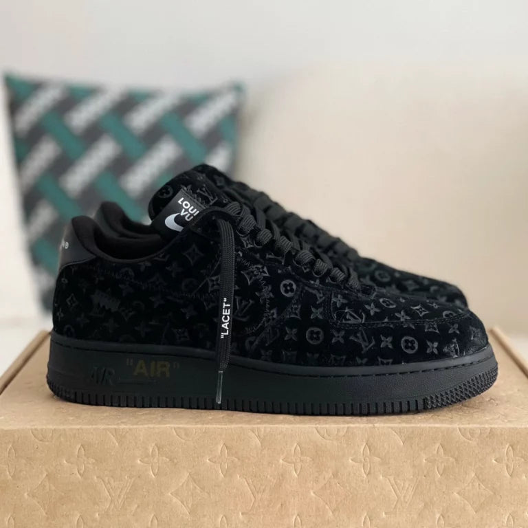 Louis Vuitton x Nike Air Force 1 Low ‘Triple Black’