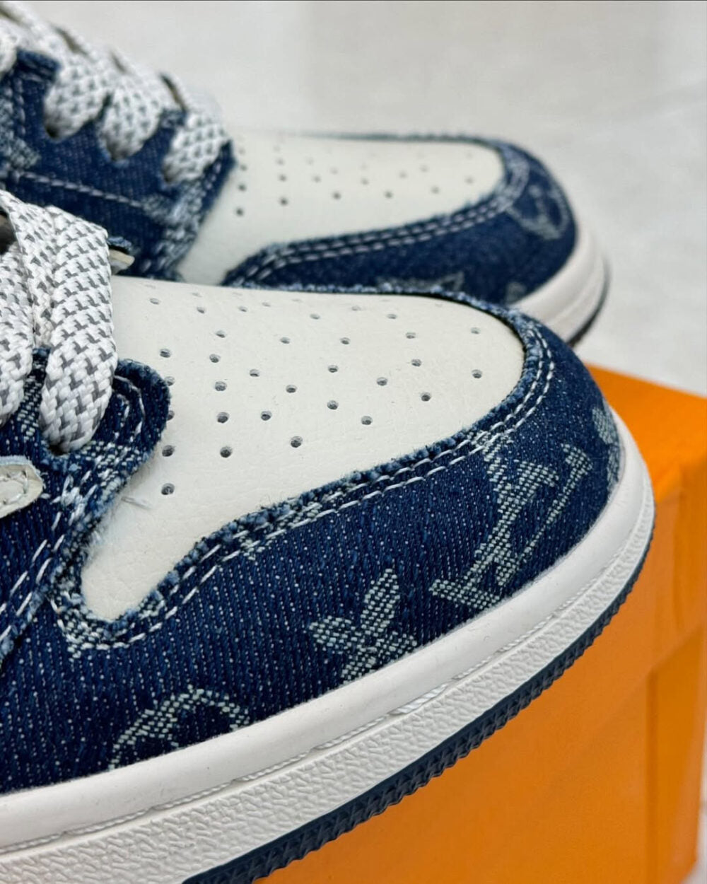 Louis Vuitton x Nike Air Jordan 1 Low “Monogram Denim”