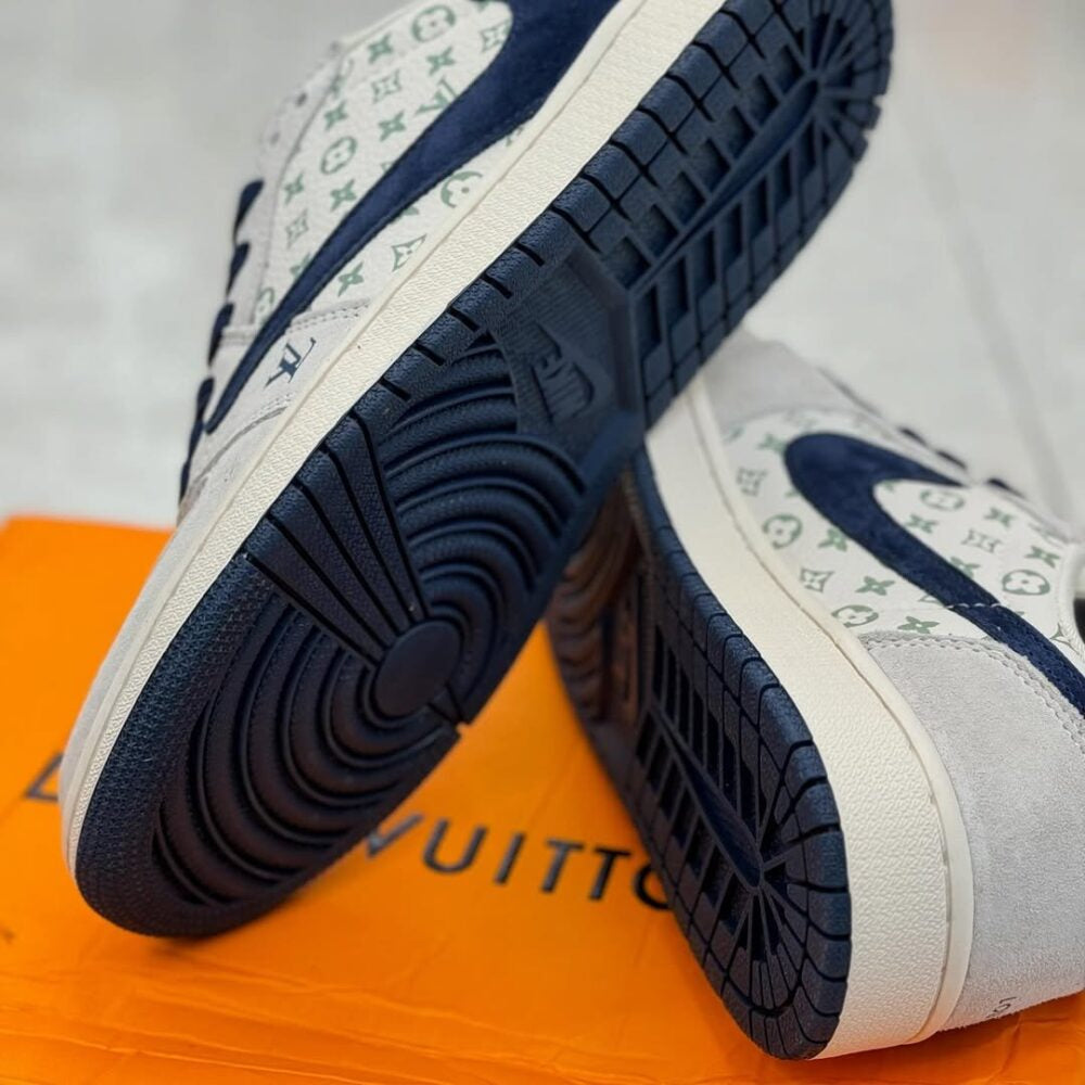 Louis Vuitton x Nike Air Jordan 1 Low “Tricolor Monogram”