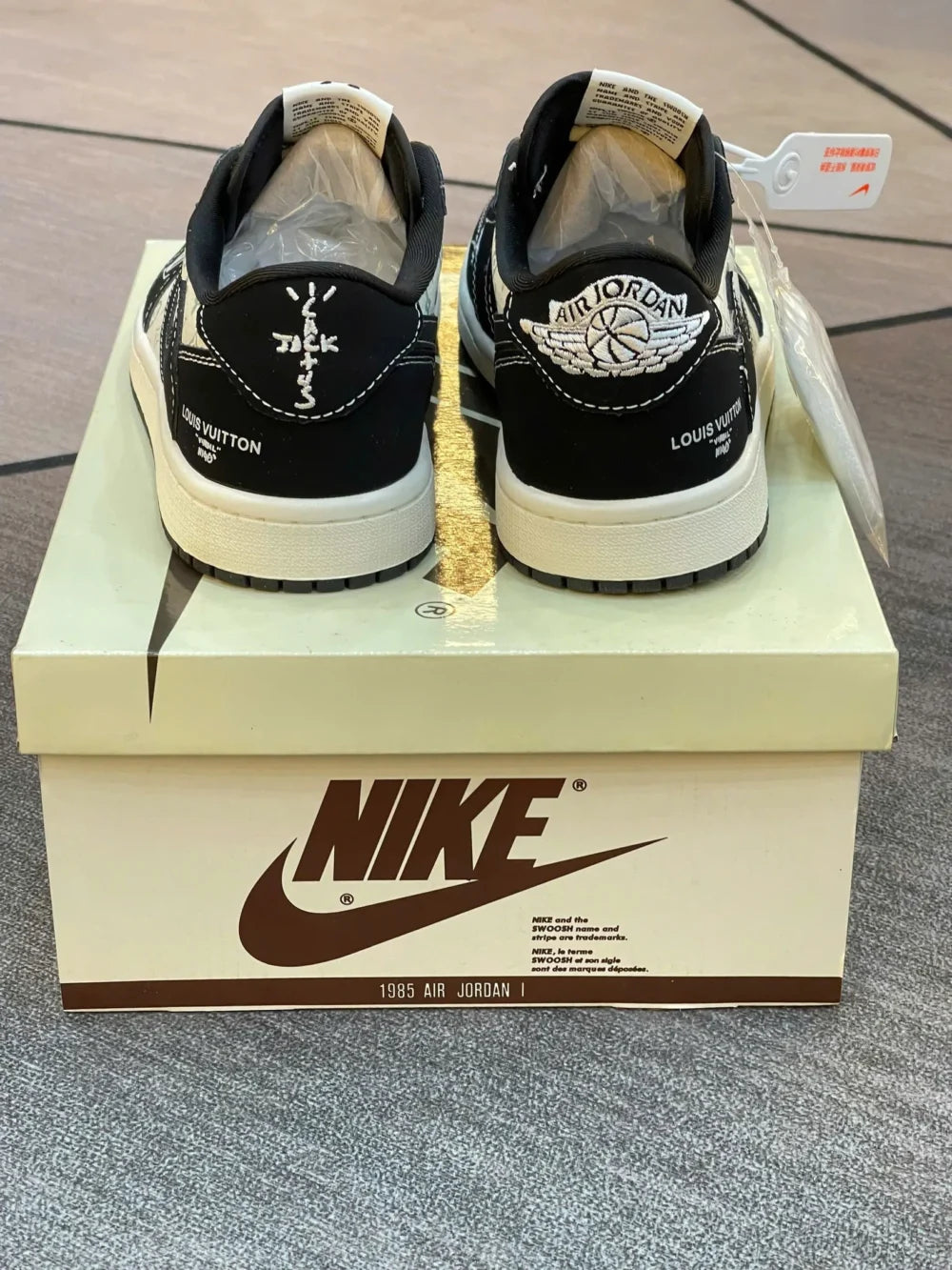 Louis Vuitton x Nike Air Jordan 1 Low “Panda Monogram”