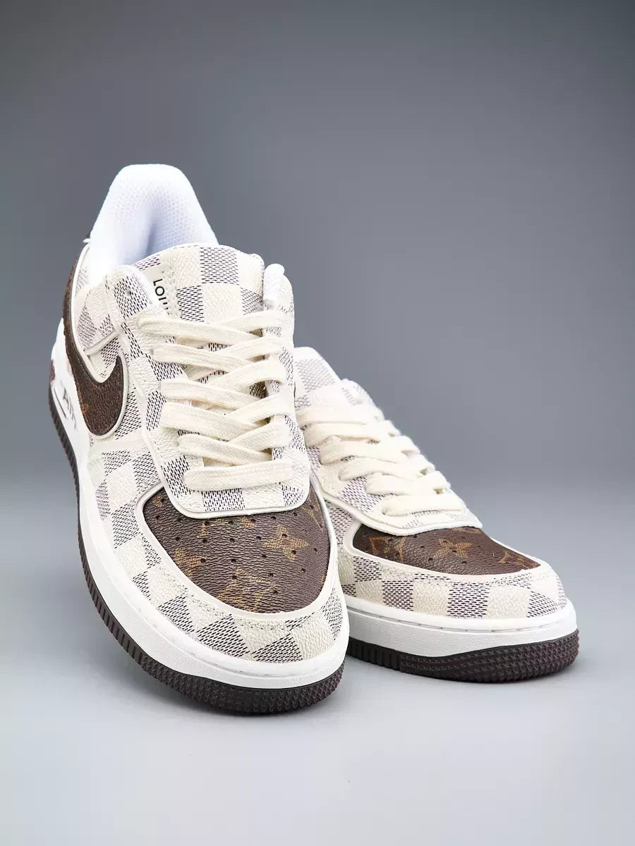 Louis Vuitton x Off-White x Nike AF1 Damier Heat Check