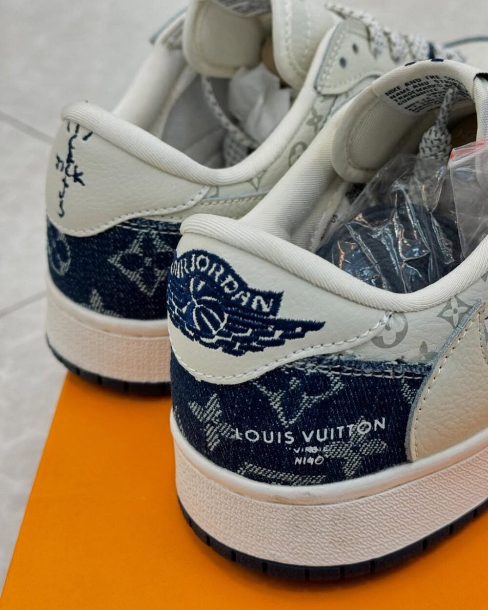 Louis Vuitton x Nike Air Jordan 1 Low “Monogram Denim”