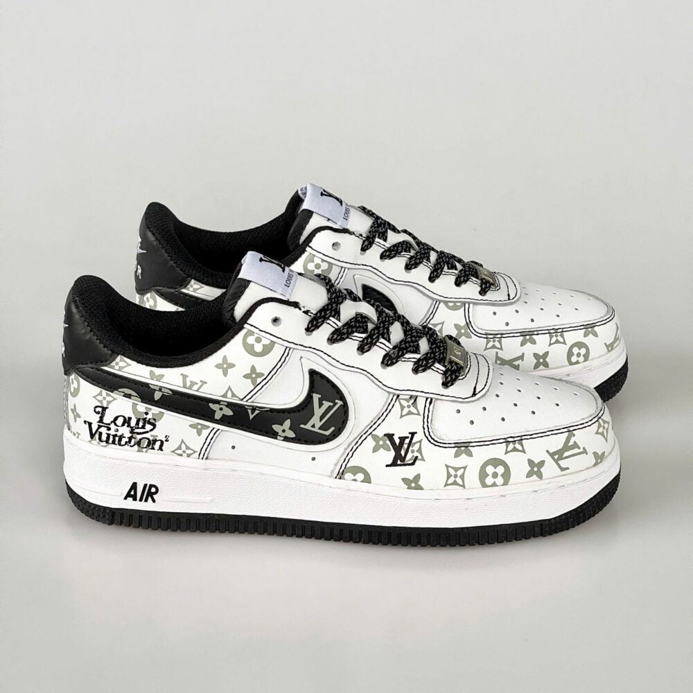Louis Vuitton x Nike Air Force 1 Monogram Black Edition