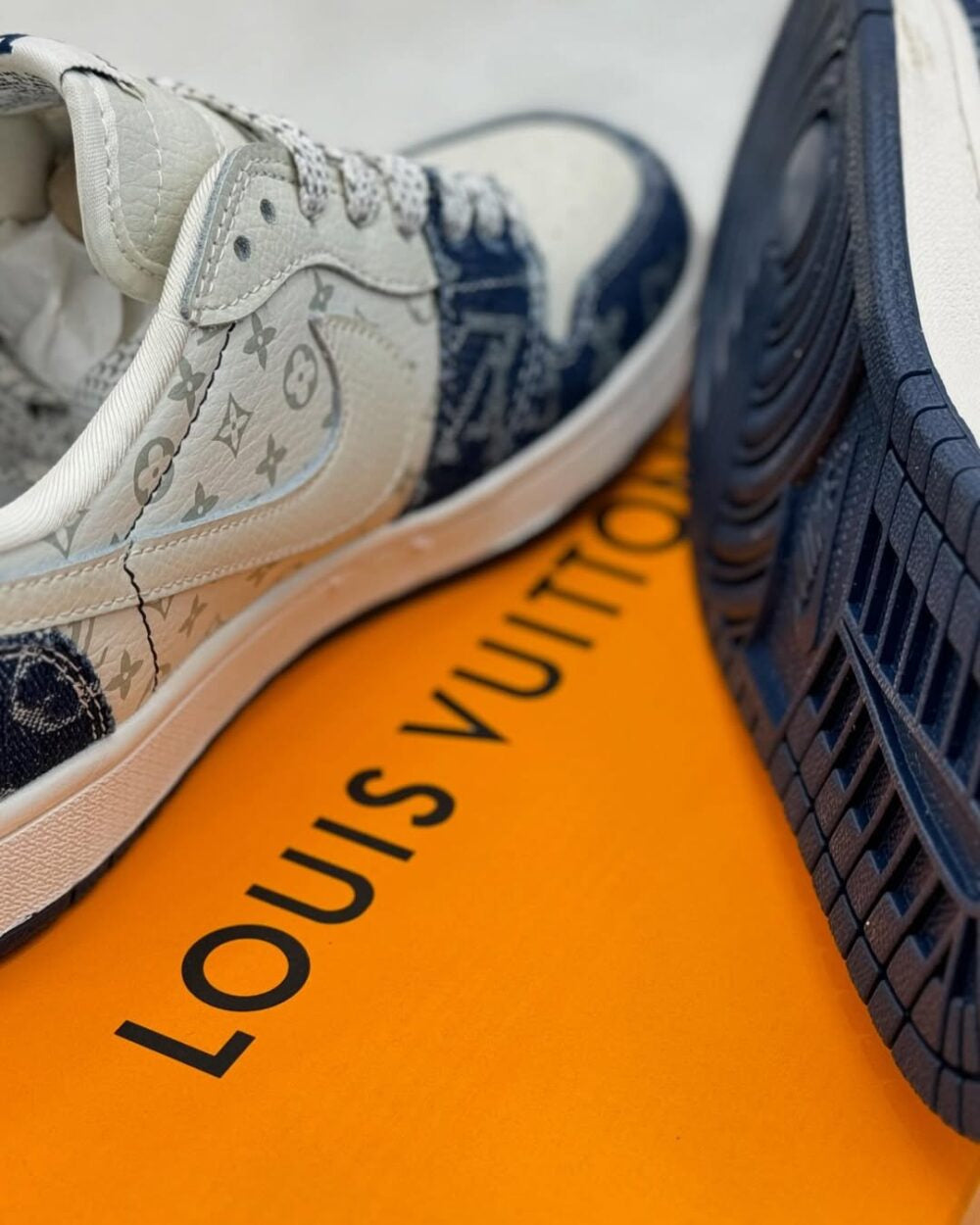 Louis Vuitton x Nike Air Jordan 1 Low “Monogram Denim”