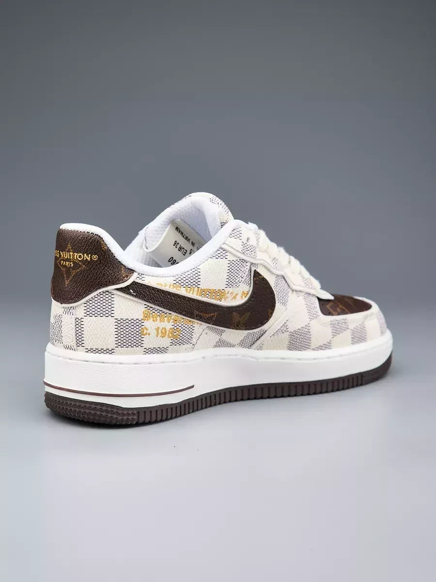 Louis Vuitton x Off-White x Nike AF1 Damier Heat Check