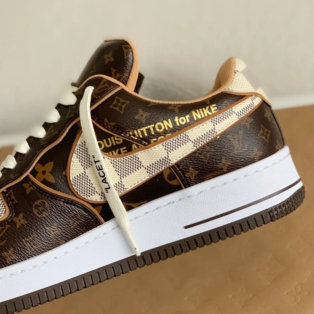 Louis Vuitton x Nike Air Force 1 Low ‘Monogram Brown Damier Azur’