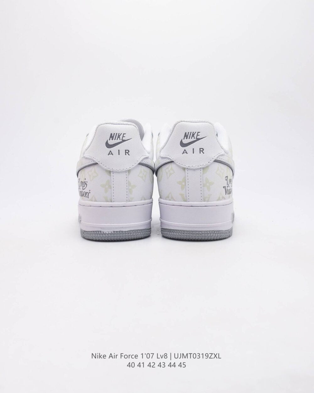 Louis Vuitton x Nike Air Force 1 Monogram Grey Frost Edition