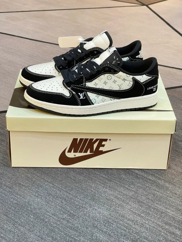 Louis Vuitton x Nike Air Jordan 1 Low “Panda Monogram”