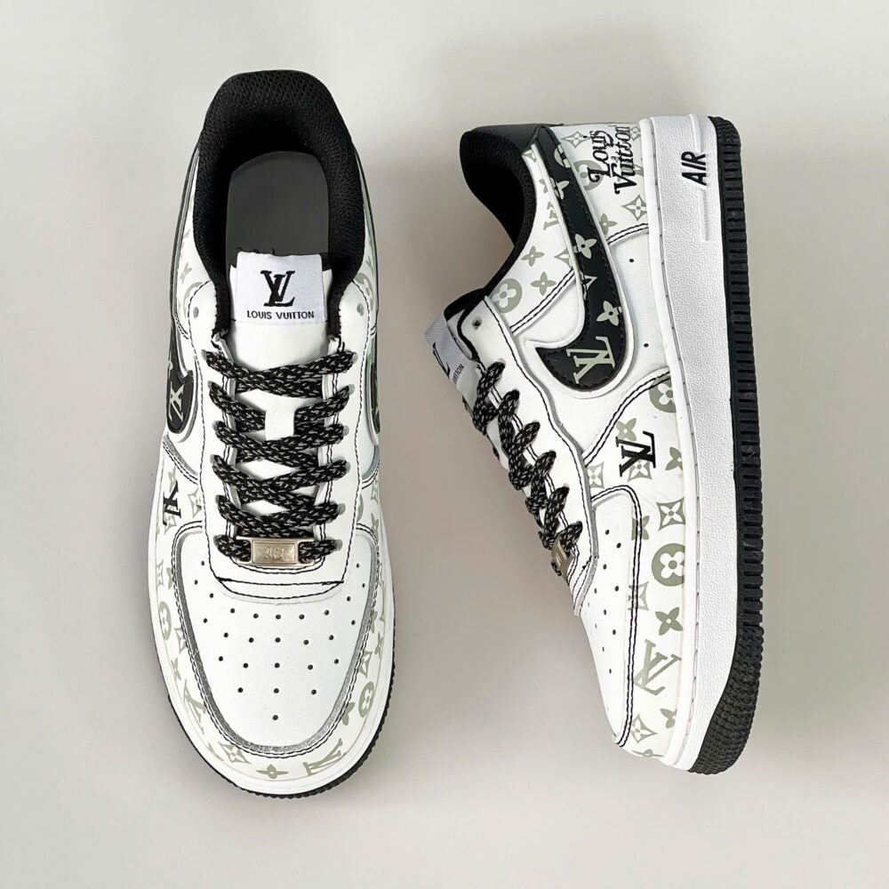 Louis Vuitton x Nike Air Force 1 Monogram Black Edition