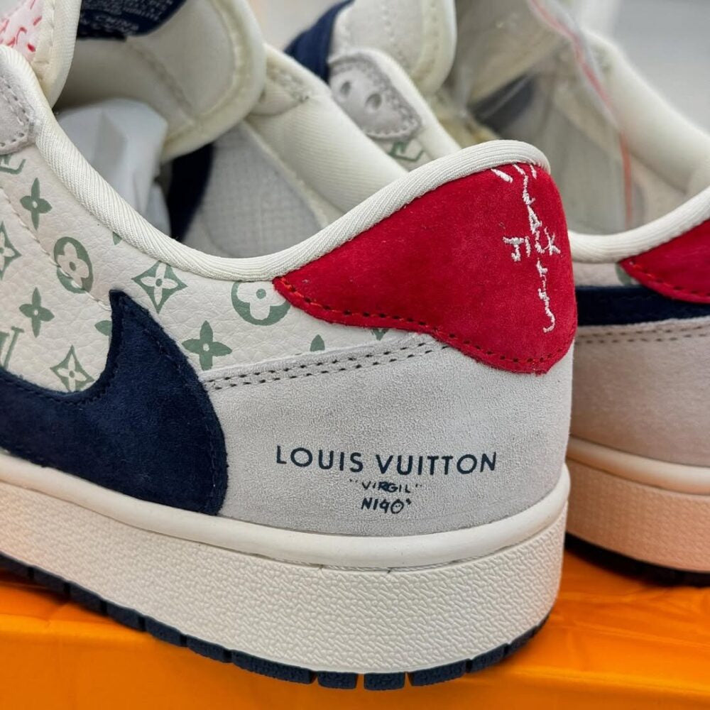 Louis Vuitton x Nike Air Jordan 1 Low “Tricolor Monogram”