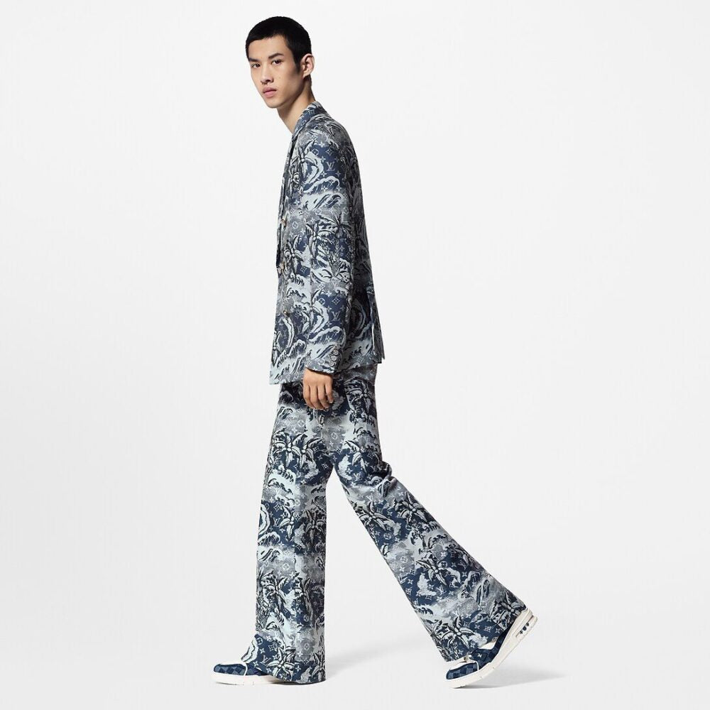 Louis Vuitton LV Trainer Sneaker ‘Damier Denim Blue’