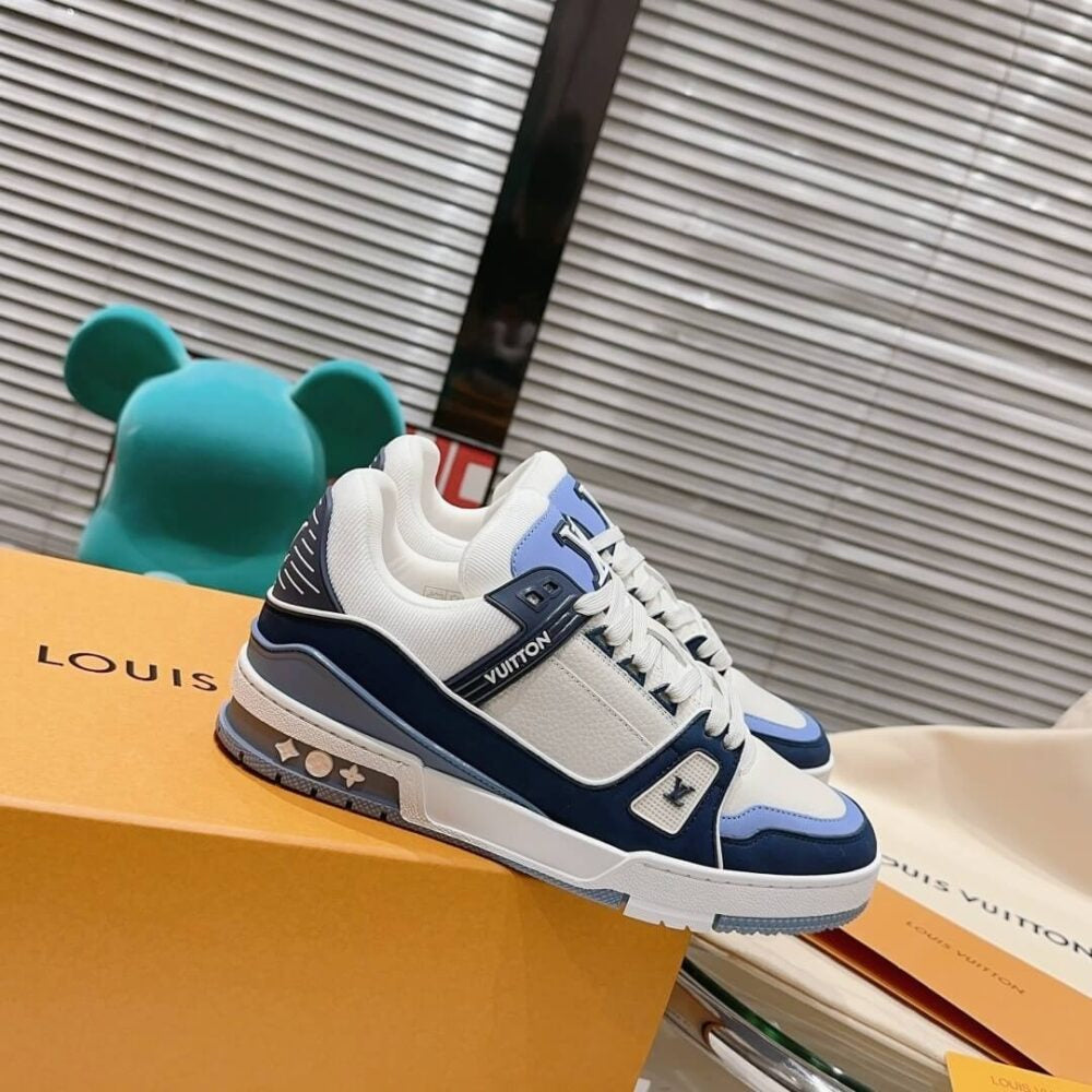 Louis Vuitton LV Trainer “Blue Beige”